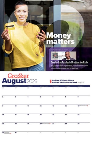 Grokker Calendar 2026 August