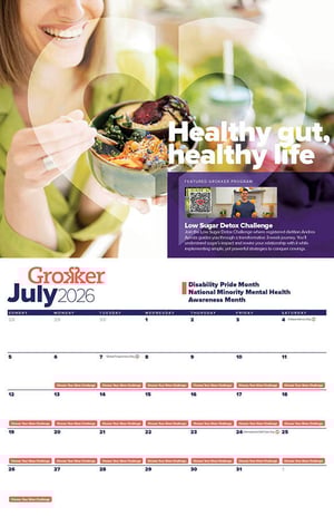 Grokker Calendar 2026 July