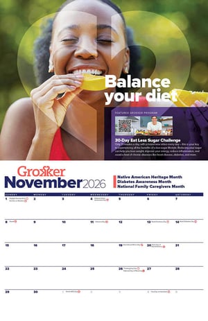Grokker Calendar 2026 November