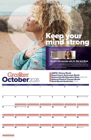 Grokker Calendar 2026 October